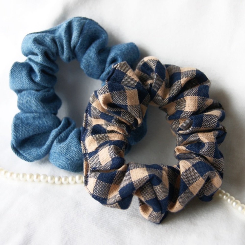 Handmade scrunchie bundle of 2
